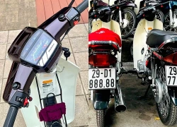 Bộ đôi Honda Dream Thái biển ngũ quý 8, ngũ quý 7 giá hơn 700 triệu tại Hà Nội