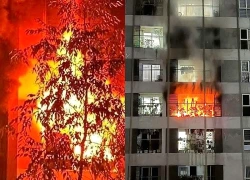 Cháy căn hộ chung cư ở Hà Nội lúc rạng sáng