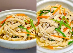 Đậu phụ nấu thế này quả là sự kết hợp hoàn hảo, ngon tuyệt, hương vị hấp dẫn khó cưỡng