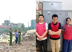Khởi tố 5 người liên quan vụ đổ trái phép 33.500 tấn chất thải xây dựng ở Hà Nội