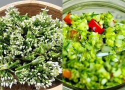 Loại rau đặc sản của mùa thu, vừa thơm vừa đẹp, tốt cho tiêu hóa, kháng khuẩn, làm món sốt này cực ngon