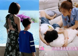 Chuyện gì đang xảy ra giữa Trần Nghiên Hy và con trai trên sóng truyền hình?