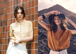 Hóa nàng thơ dịu dàng ngày đầu thu với áo cardigan