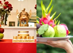 Thời điểm nên thụ lộc sau thắp hương và cách đặt đĩa trái cây chuẩn trên bàn thờ