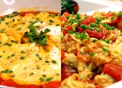 Về muộn chẳng muốn mua đồ ăn, tôi làm đĩa trứng này với vài thứ có sẵn, 15 phút là xong