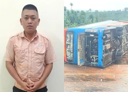Bắt tạm giam tài xế trong vụ lật xe khách làm 4 người tử vong ở Gia Lai