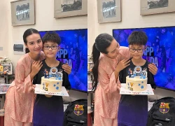 Con trai Huyền Lizzie 11 tuổi điển trai gây sốt, ước mơ làm cầu thủ