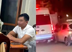 Hai ô tô lạng lách, rượt đuổi nhau trên đường ở Hà Nội