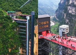 Hai thang máy giữa vách núi biến hành trình đến trường 3 giờ của trẻ em thành 30 phút