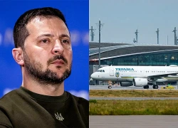 Máy bay chở Tổng thống Ukraine suýt bị UAV đâm trúng khi rời Moldova