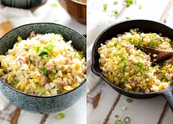 Thêm một công thức làm món cơm chiên thơm ngon lại cực nhanh cho những ngày bận bịu