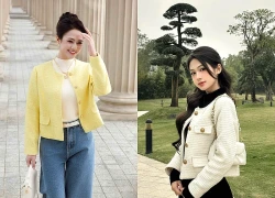 Dạ tweed - dấu ấn thanh lịch ngày thu