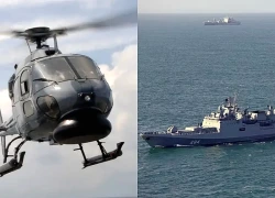 Đan Mạch cáo buộc tàu Nga bắn pháo sượt qua trực thăng, Moscow phản bác