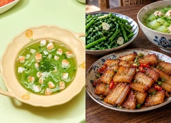 Mâm cơm chưa đến 100k cho 4 người: Nhìn qua tưởng đơn giản, nhìn kỹ mới thấy cách chọn món rất khéo