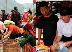 Phiên chợ lùi độc đáo ở miền Bắc, khách vượt xa tới thưởng thức món ngon