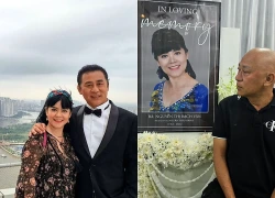 Tạ Minh Tâm lặng lẽ làm điều này ở mộ của vợ sau hơn 2 tháng bạn đời ra đi