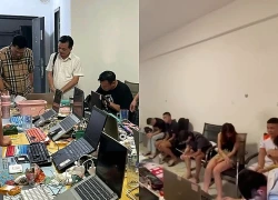 Công an Việt Nam và Lào đột kích ổ lừa đảo tại tỉnh Bokeo, bắt 91 đối tượng