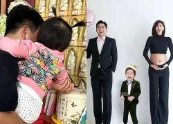 Đau lòng cảnh nữ diễn viên mất con trai 6 tuổi, đưa con gái đến thăm anh trai quá cố