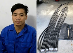 Lai lịch bất ngờ của kẻ cắt trộm cáp điện bán được hơn 300 triệu đồng