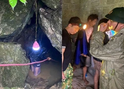 Nước dâng bịt lối ra, ba người đi chơi hang mắc kẹt suốt 2 ngày