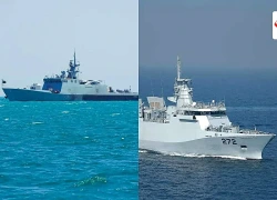 Tàu hải quân Ấn Độ, Pakistan va chạm trên biển