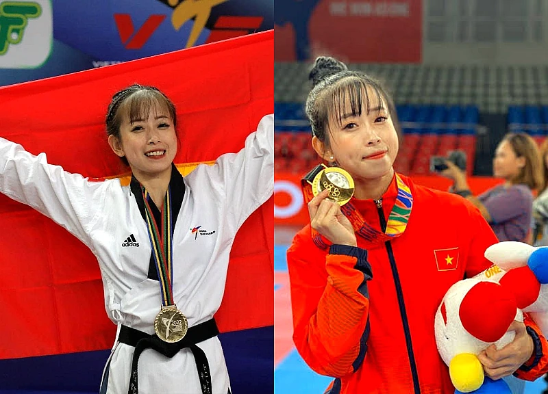 Châu Tuyết Vân tiếp tục vô địch taekwondo thế giới cùng đồng đội