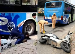 Cô gái bị xe buýt cán qua cánh tay ở Hà Nội, CSGT rà soát camera tìm nguyên nhân