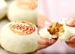 Đây là món bánh Trung thu tôi làm: Công thức rất dễ, vừa ra lò, cả nhà đã ăn hết sạch