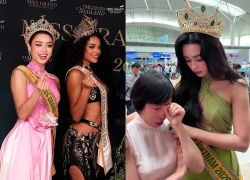 Emoura Phạm đi thi MGI, mẹ ruột khóc như mưa, vừa đến Thái đã ghi điểm