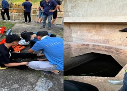 Hai người mắc kẹt trong cống ở Hà Nội