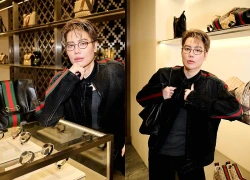 Huy Forum gây bất ngờ với diện mạo mới tại Gucci Primavera Party