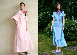 Sở hữu vẻ ngoài thanh thoát, nữ tính với đầm suông từ lụa và linen