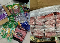 Thu giữ hơn 800kg lạp xưởng, xúc xích, thịt đông lạnh không rõ nguồn gốc