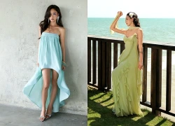 Váy, áo hai dây với muôn kiểu biến tấu từ dạo phố đến tiệc tối sang chảnh