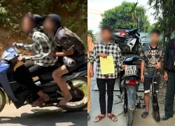 CSGT xử lý nam sinh 15 tuổi lái xe máy "thông chốt"