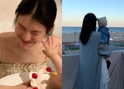 Cuối cùng nàng thơ sinh con cho chủ tịch showbiz cũng công khai quý tử