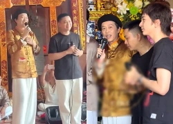 Hoài Lâm dắt vợ sắp cưới ra mắt Hoài Linh, ba nuôi dặn 1 câu ai cũng xúc động