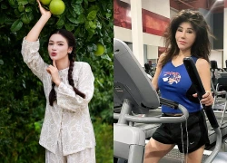 NSND Phạm Phương Thảo làm duyên trong vườn bưởi, Sơn Tuyền U70 chăm chạy bộ