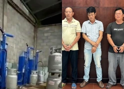 Triệt phá đường dây sản xuất, mua bán 42.000 bình gas giả ở TPHCM