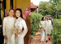 Chú rể 51 tuổi từ Pháp về Việt Nam cưới vợ, đem thuyền hoa đi rước dâu