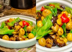 Đây là món ăn độc đáo cho bữa cơm mùa thu: Chỉ cần xào sơ rồi om nhỏ lửa món ăn sẽ ngọt, mềm siêu ngon