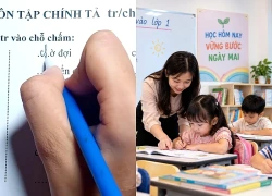 Đọc lời phê dưới bài chính tả lớp 1 mà cười ná thở: Nể trò 1, nể cô 10!