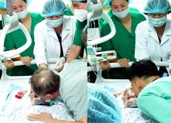 Nghẹn ngào chồng con hôn tiễn biệt nữ NV y tế BV Xanh Pôn hiến tạng cứu 3 người