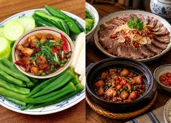 Nhìn mâm cơm chẳng có món cầu kỳ, vậy mà đặt xuống chưa bao lâu đã hết veo