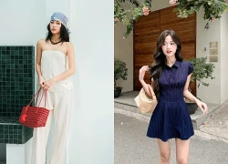 Xanh navy đến xanh pastel ngọt ngào, giúp nàng mặc đẹp mọi góc phố