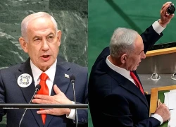 Ông Netanyahu giơ "máy nhắn tin sát thủ" khi phát biểu tại LHQ