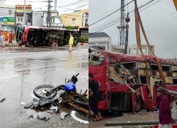 Tạm giữ hình sự tài xế sau vụ lật xe khách trên quốc lộ, 2 người tử vong