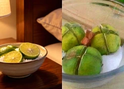 Vì sao nhiều người đặt bát chanh muối ở đầu giường?